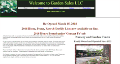 Desktop Screenshot of gardensalesllc.com